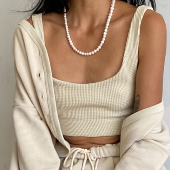 DONNI. THERMAL BRA TOP size small - Picture 1 of 6